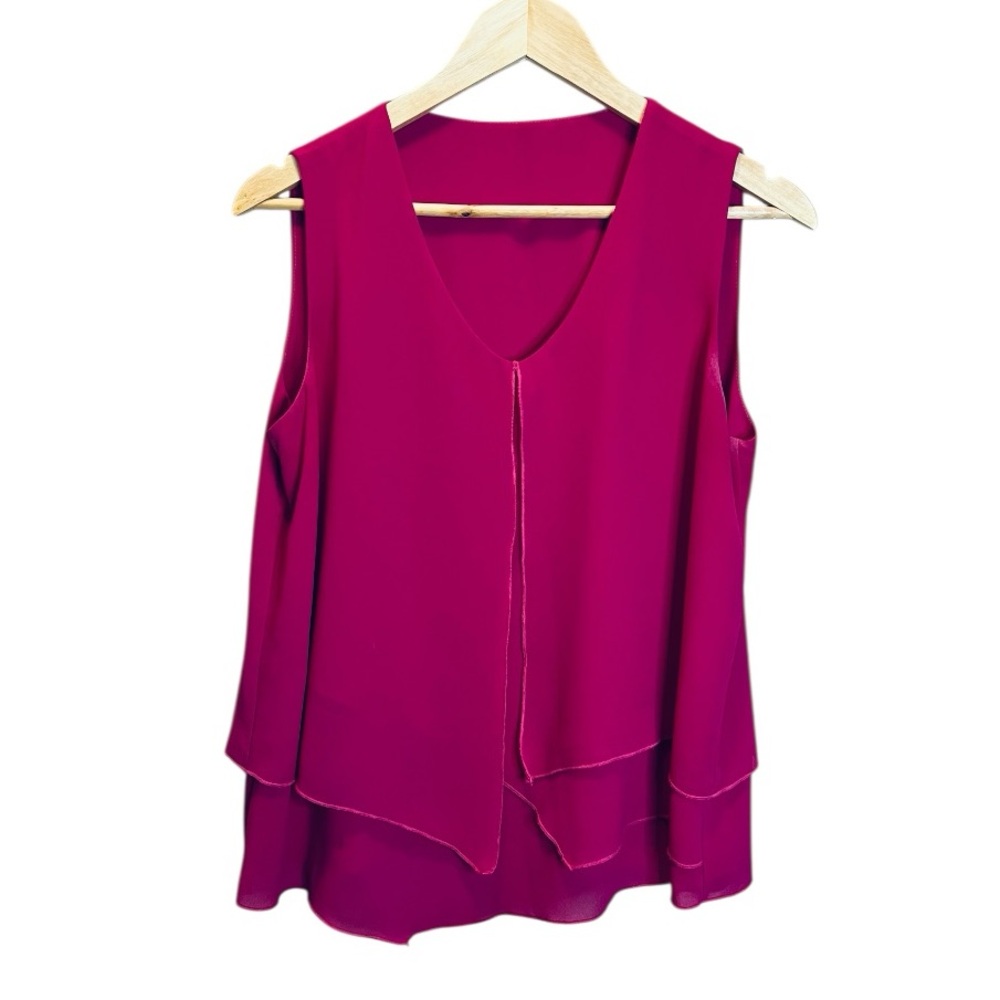 Elegant Pink Sleeveless Top Women’s